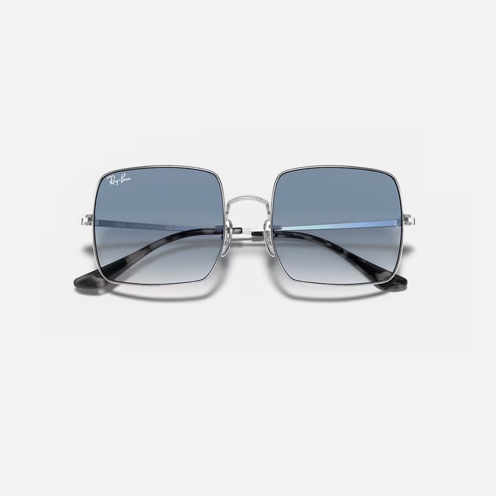 Ray ban square classic polished silver